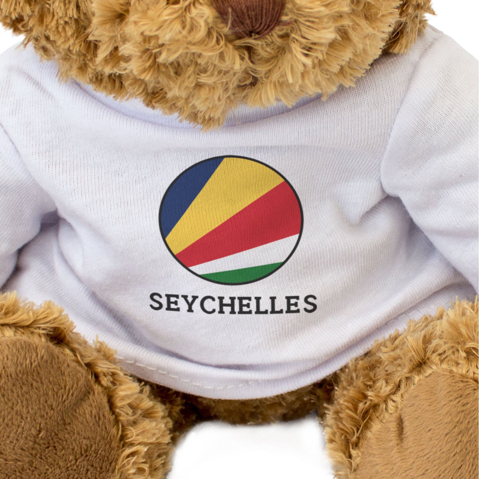 SEYCHELLES FLAG ROUNDEL - Teddy Bear - Cute Cuddly Soft - Gift Present