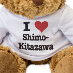 I LOVE SHIMO-KITAZAWA - Teddy Bear - Cute Cuddly Soft - Tokyo Japan Gift Present