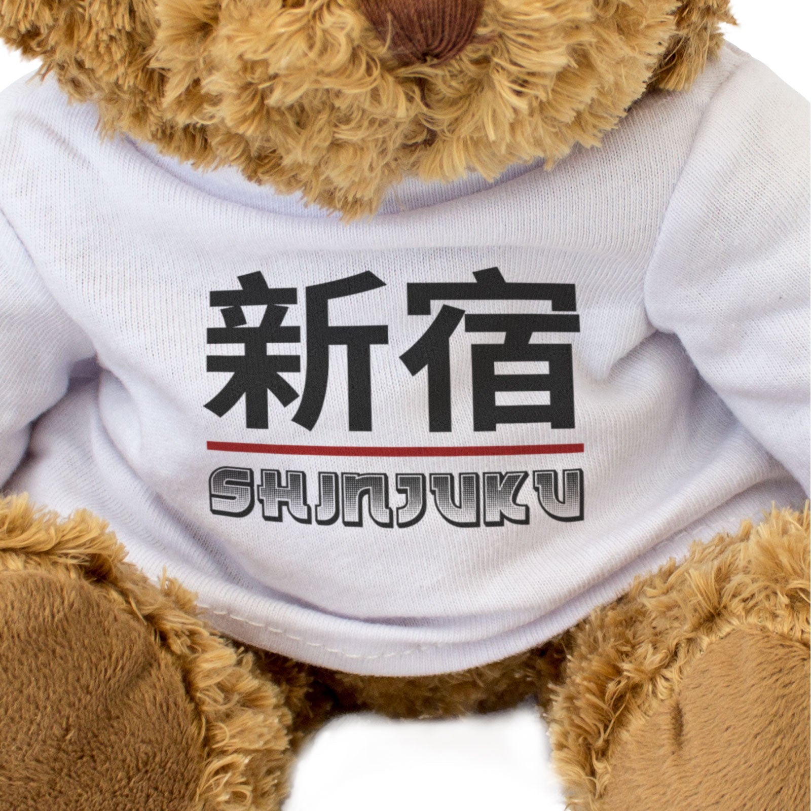 SHINJUKU (KANJI) - Teddy Bear - Cute - Tokyo Japanese Souvenir Gift Present