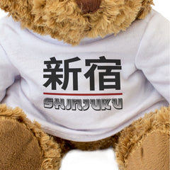 SHINJUKU (KANJI) - Teddy Bear - Cute - Tokyo Japanese Souvenir Gift Present