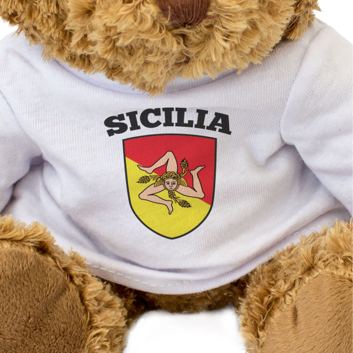 Sicilia Flag - Teddy Bear - Sicily Fan Gift Present