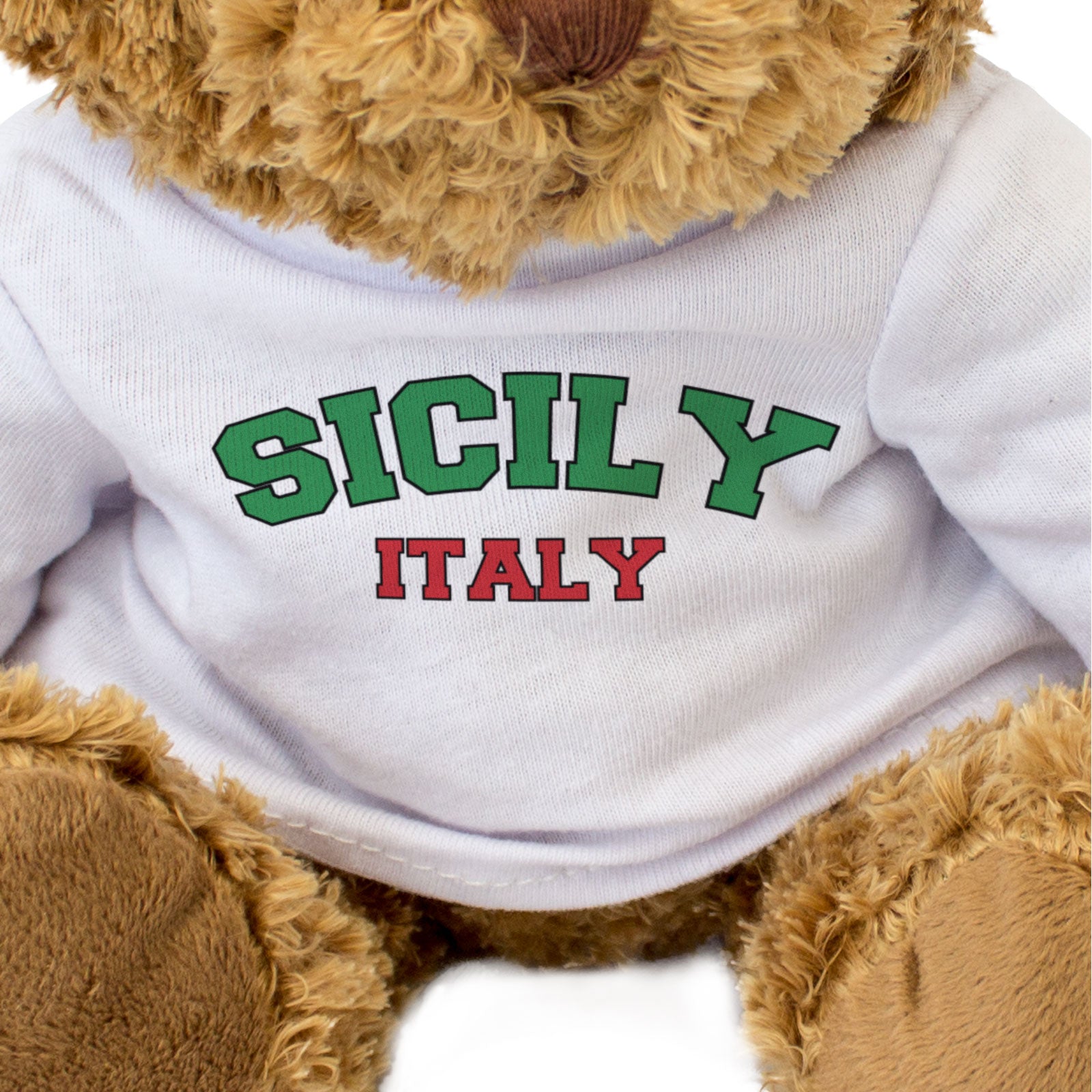 SICILY, ITALY - Teddy Bear - Cute Cuddly Soft - Funny Italian Gift Present