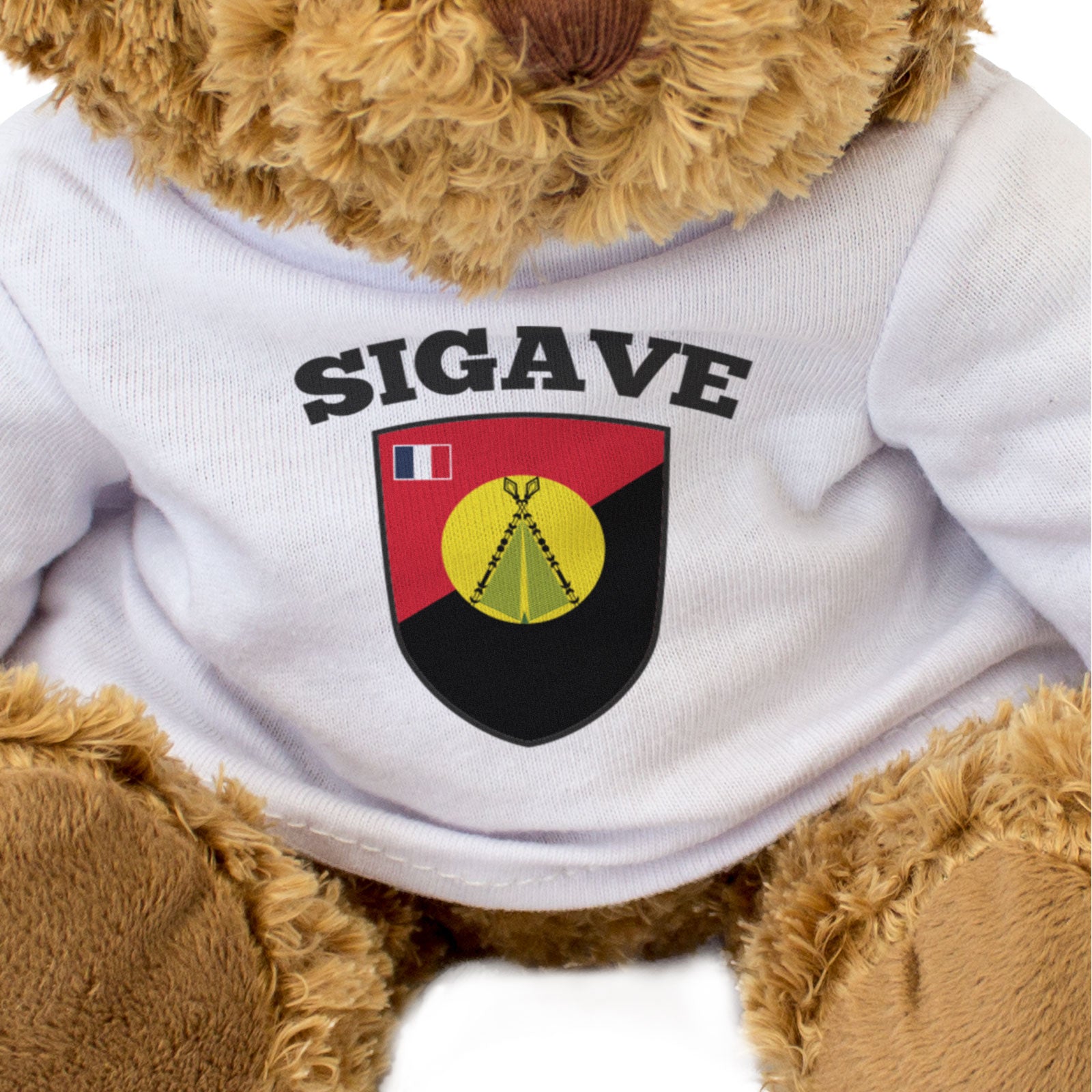 SIGAVE FLAG - Teddy Bear - Cute Cuddly Soft - Wallis & Futuna Gift Present