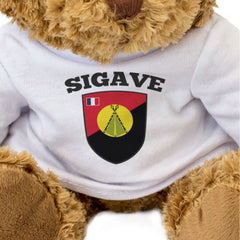 SIGAVE FLAG - Teddy Bear - Cute Cuddly Soft - Wallis & Futuna Gift Present