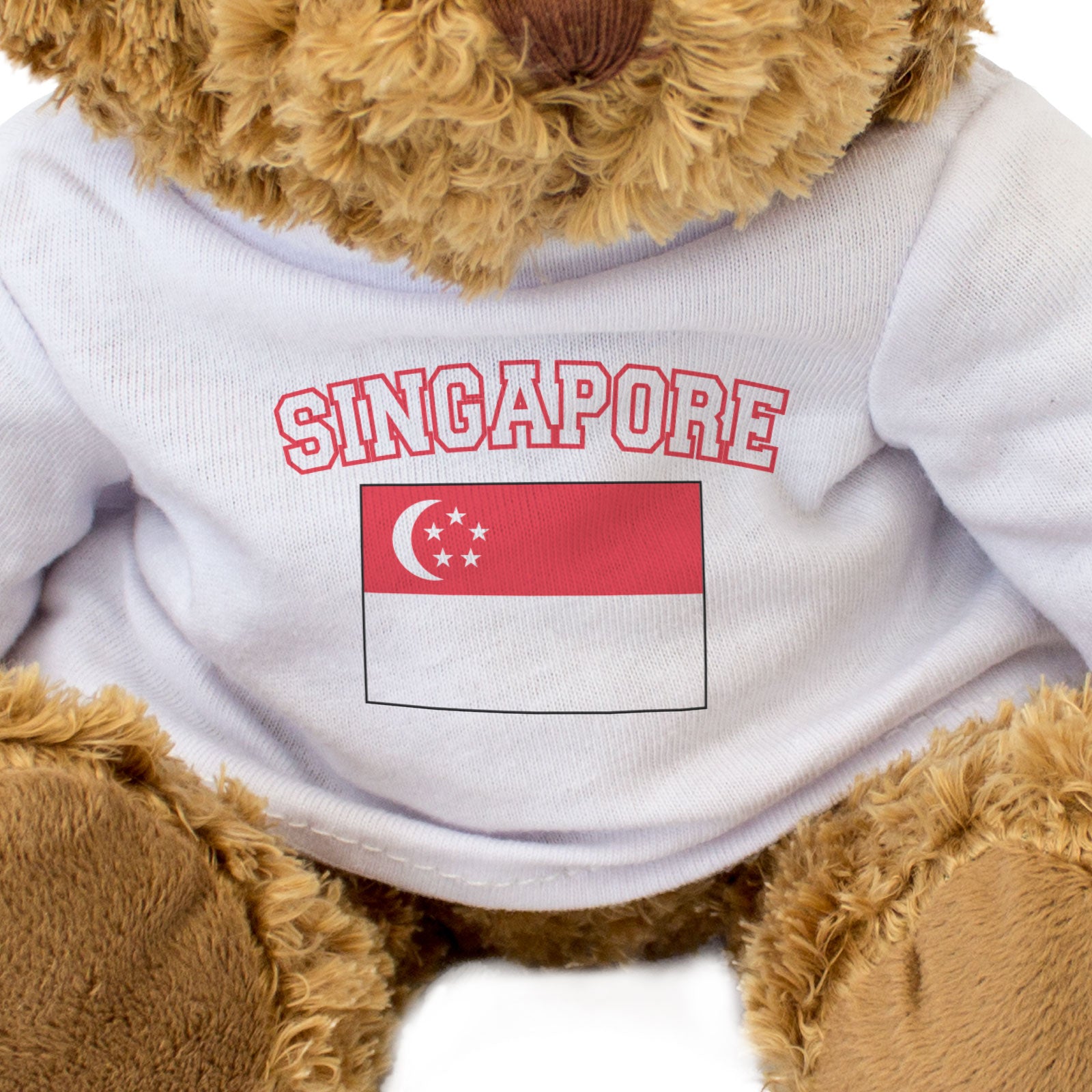 SINGAPORE + FLAG - Teddy Bear - Cute Funny Singaporean Souvenir Gift Present - Image 3