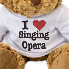 I LOVE SINGING OPERA - Teddy Bear - Cute Cuddly Soft Adorable - Gift Present