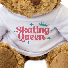 SKATING QUEEN - Teddy Bear - Cute Cuddly Soft Adorable - Funny Gift Present