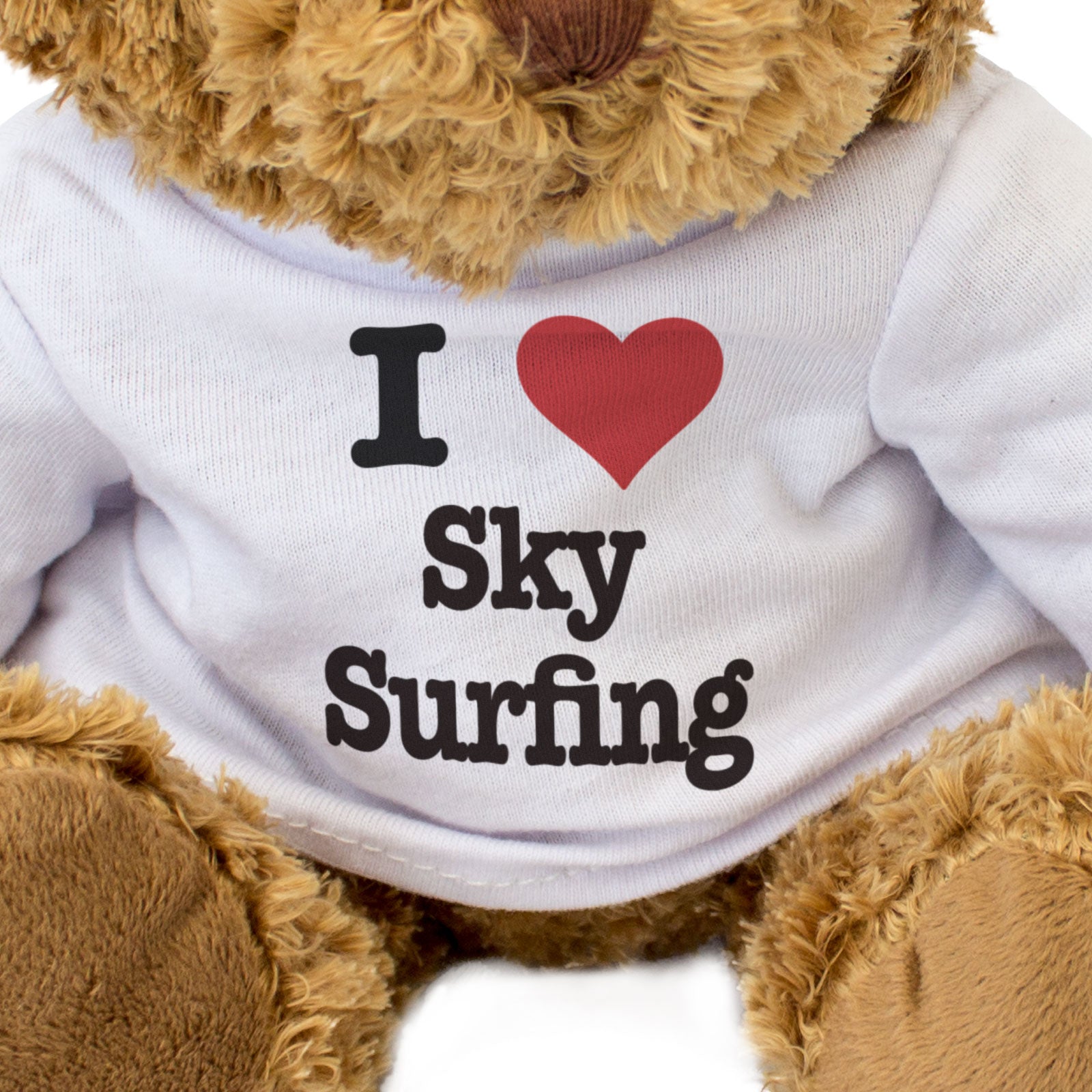 I LOVE SKY SURFING - Teddy Bear - Cute Cuddly Soft Adorable - Gift Present