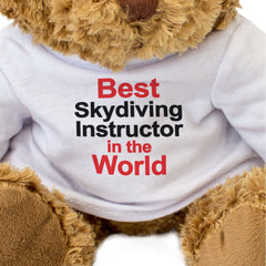 BEST SKYDIVING INSTRUCTOR IN THE WORLD - Teddy Bear - Funny Gift Present