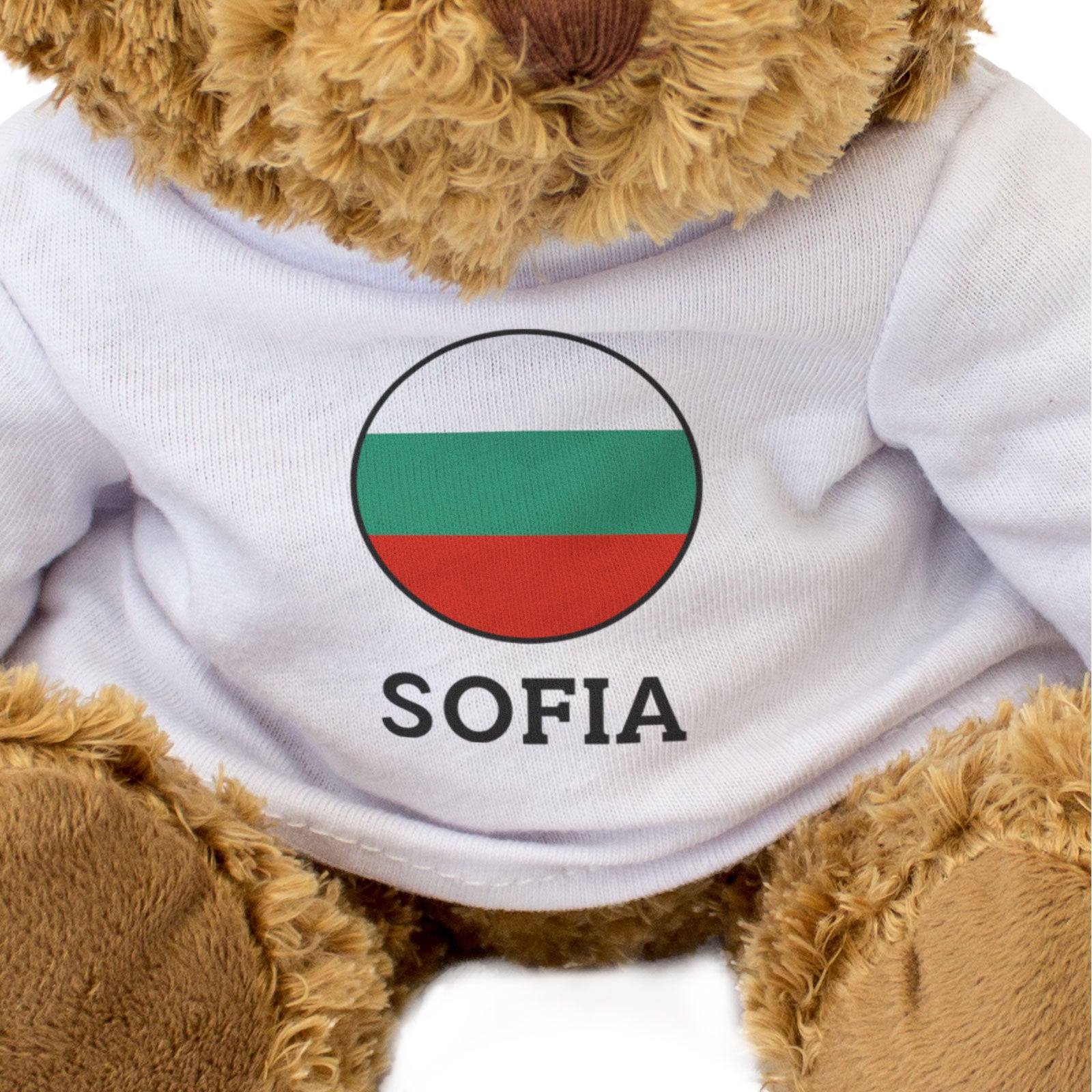 SOFIA (BULGARIA FLAG ROUNDEL) - Teddy Bear - Funny Souvenir Gift Present