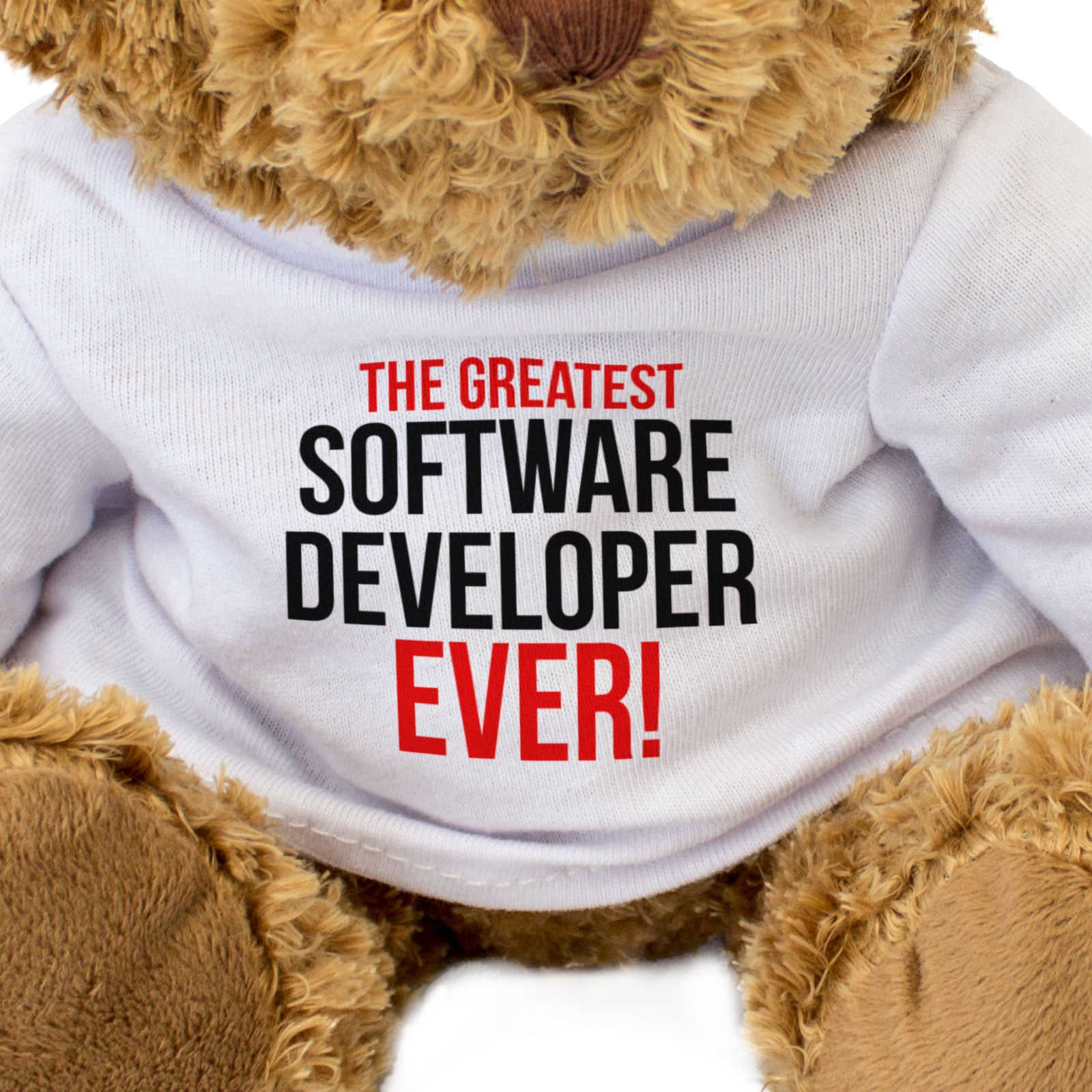 THE GREATEST SOFTWARE DEVELOPER EVER - Teddy Bear - Cute - Funny Gift Present