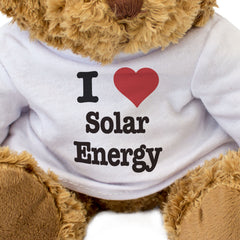 I LOVE SOLAR ENERGY - Teddy Bear - Cute Cuddly Soft - Funny Gift Present