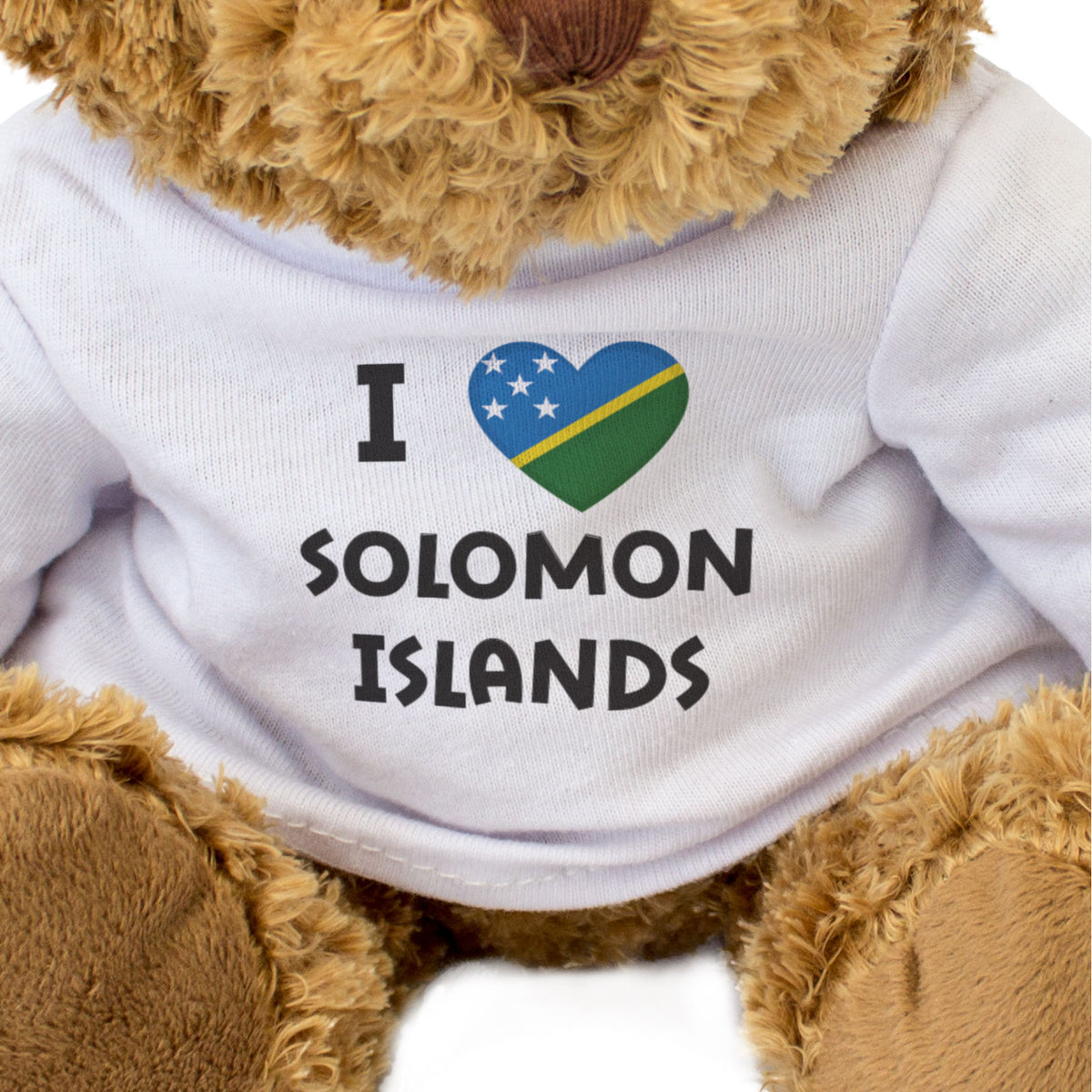 I Love Solomon Islands Flag - Teddy Bear