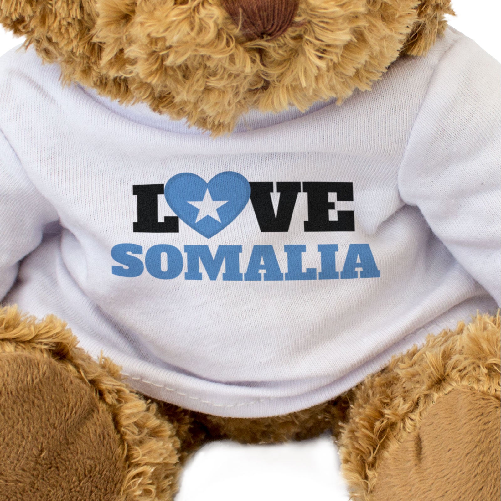 LOVE SOMALIA (FLAG HEART) - Teddy Bear - Cute - Funny Souvenir Gift Present