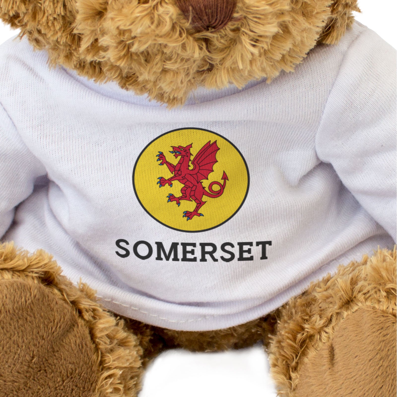 SOMERSET COUNTY FLAG ROUNDEL - Teddy Bear - Cute Cuddly Soft - Gift Present