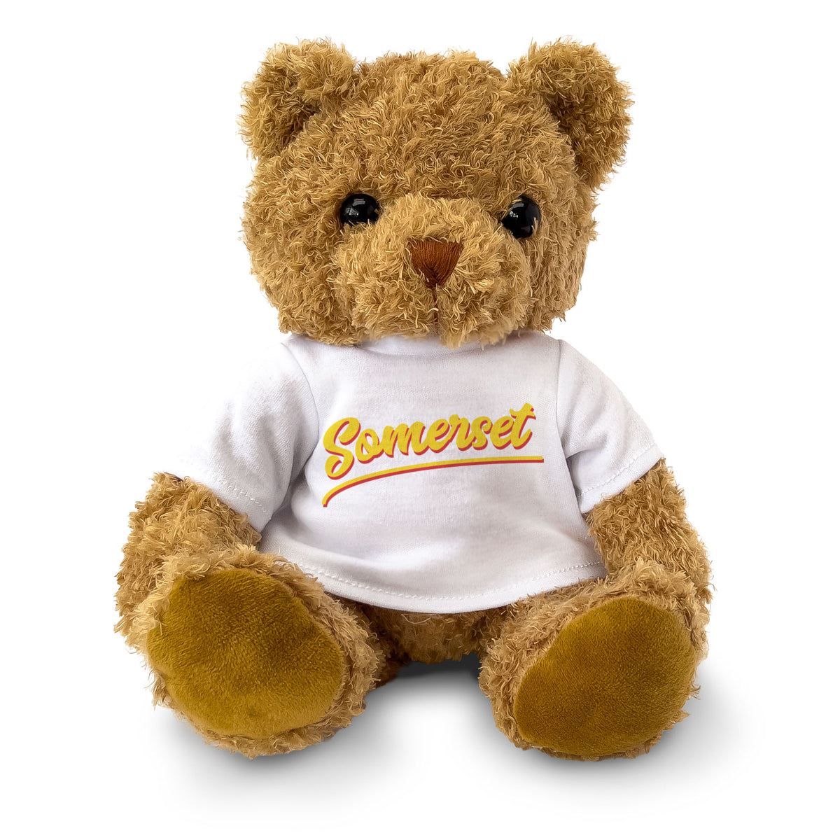 SOMERSET (SCRIPT) - Teddy Bear - Cute Soft - Funny England Souvenir Gift Present
