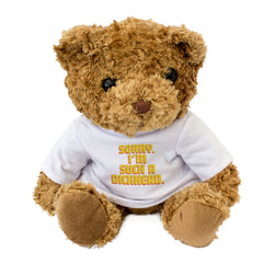 SORRY I'M SUCH A DICKHEAD (YELLOW) - Teddy Bear - Cute - Apology Gift Present