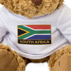 SOUTH AFRICA FLAG PATCH - Teddy Bear - South African Souvenir Gift Present