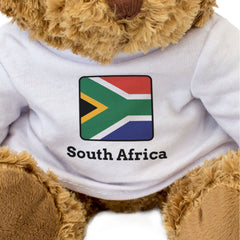 SOUTH AFRICA FLAG SQUARE - Teddy Bear - South African Souvenir Gift Present