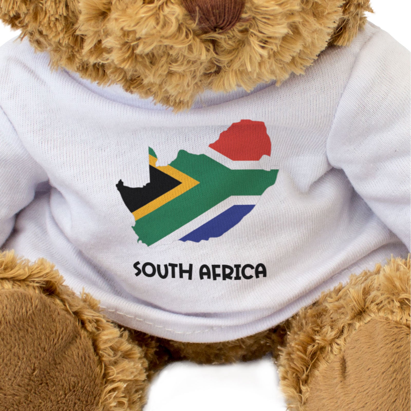 SOUTH AFRICA FLAG (MAP OUTLINE) - Teddy Bear - South African Souvenir Gift Present