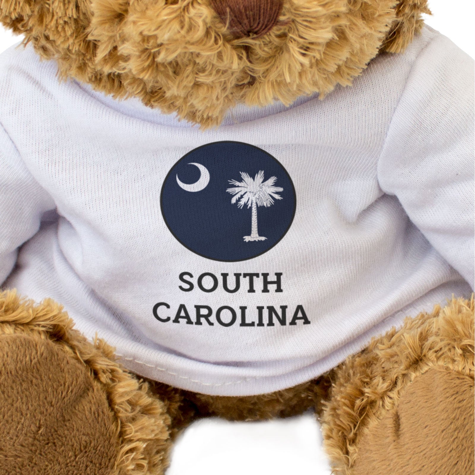 SOUTH CAROLINA FLAG ROUNDEL - Teddy Bear - Cute Cuddly Soft - USA Gift Present