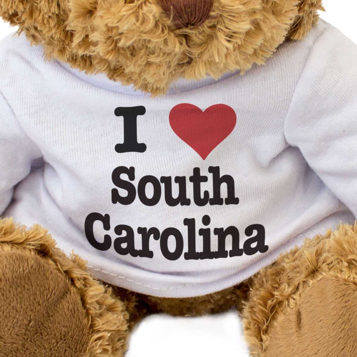 I Love South Carolina - Teddy Bear - Gift Present