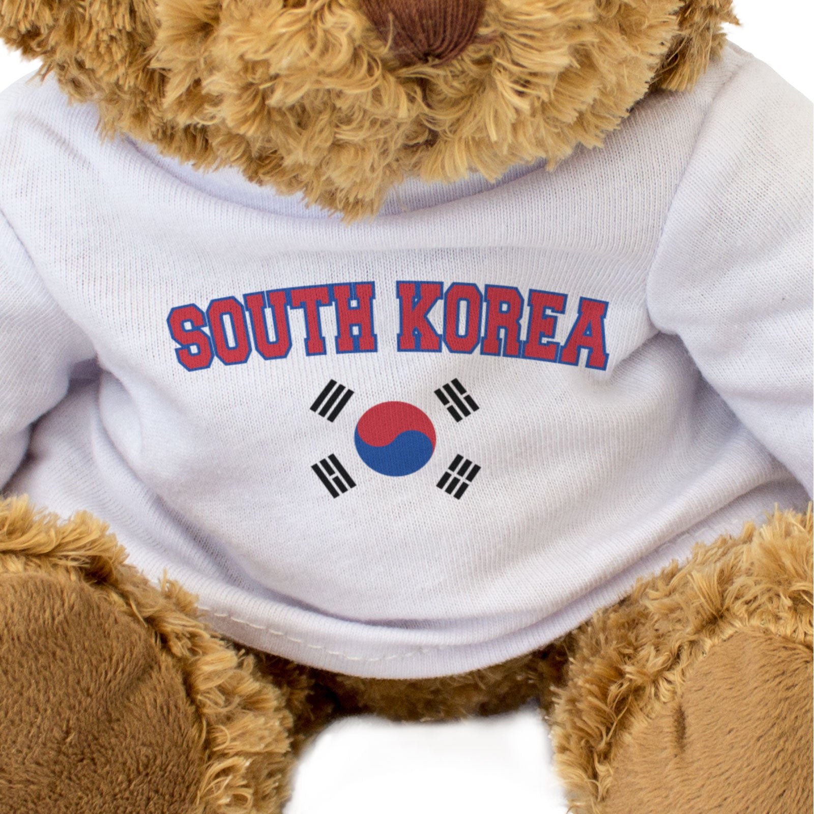 SOUTH KOREA + FLAG - Teddy Bear - Cute Funny Soft - Korean Souvenir Gift Present