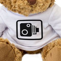 SPEED CAMERA (ROAD SIGN) - Teddy Bear - Funny - British Car Lovers Gift Present