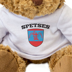 SPETSES FLAG - Teddy Bear - Cute Cuddly Soft Adorable - Greece Gift Present