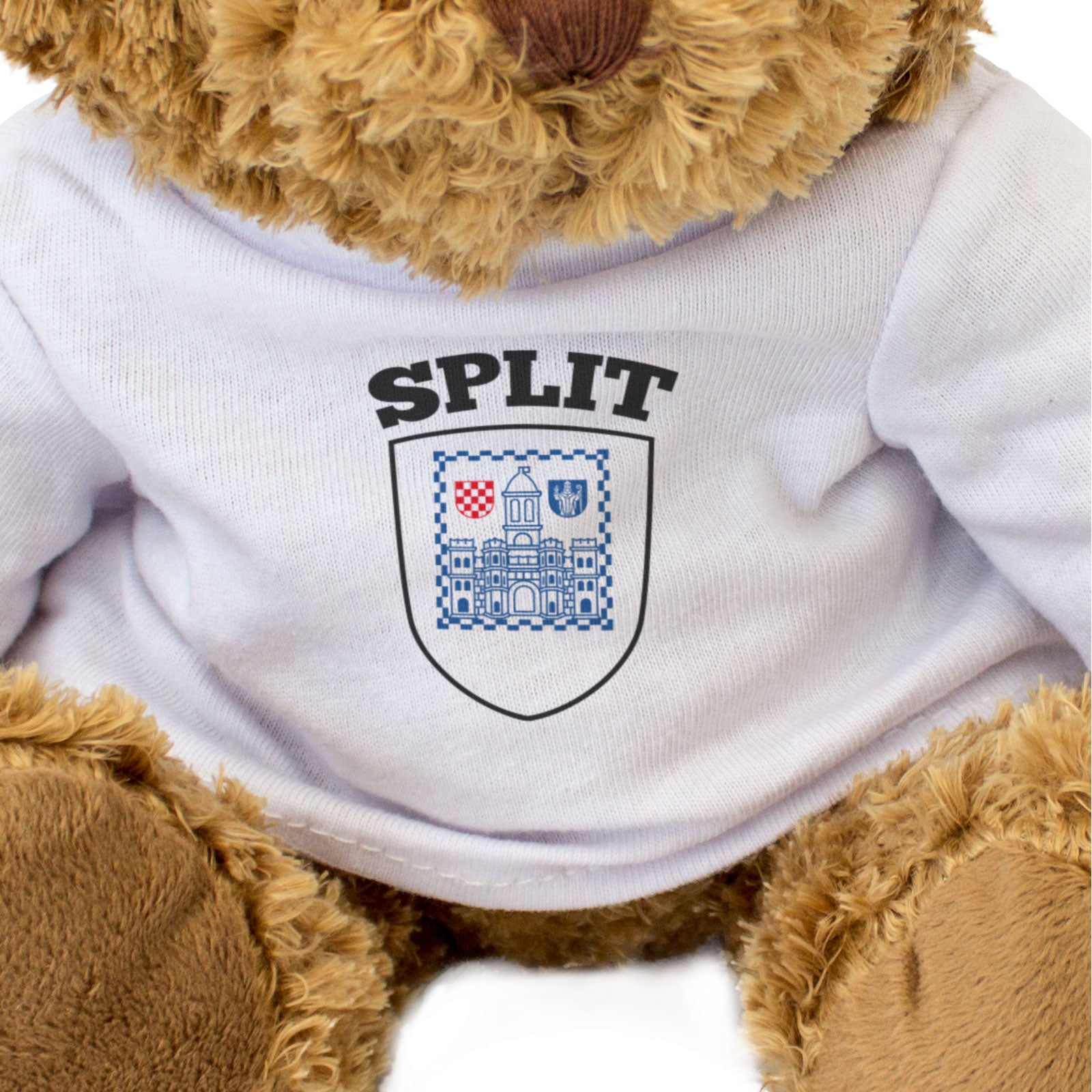 SPLIT FLAG - Teddy Bear - Cute Cuddly Soft Adorable - Croatia Gift Present