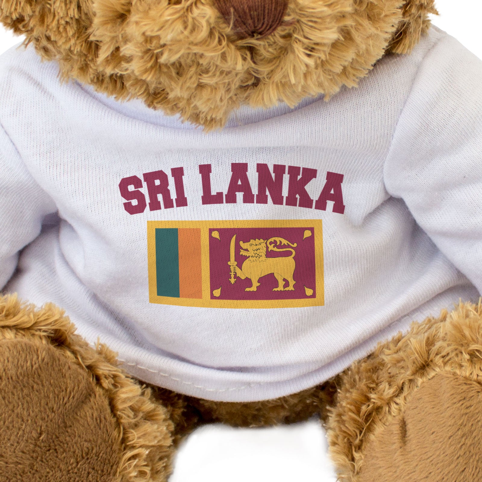 SRI LANKA + FLAG - Teddy Bear - Cute Funny Sri Lankan Souvenir Gift Present - Image 3