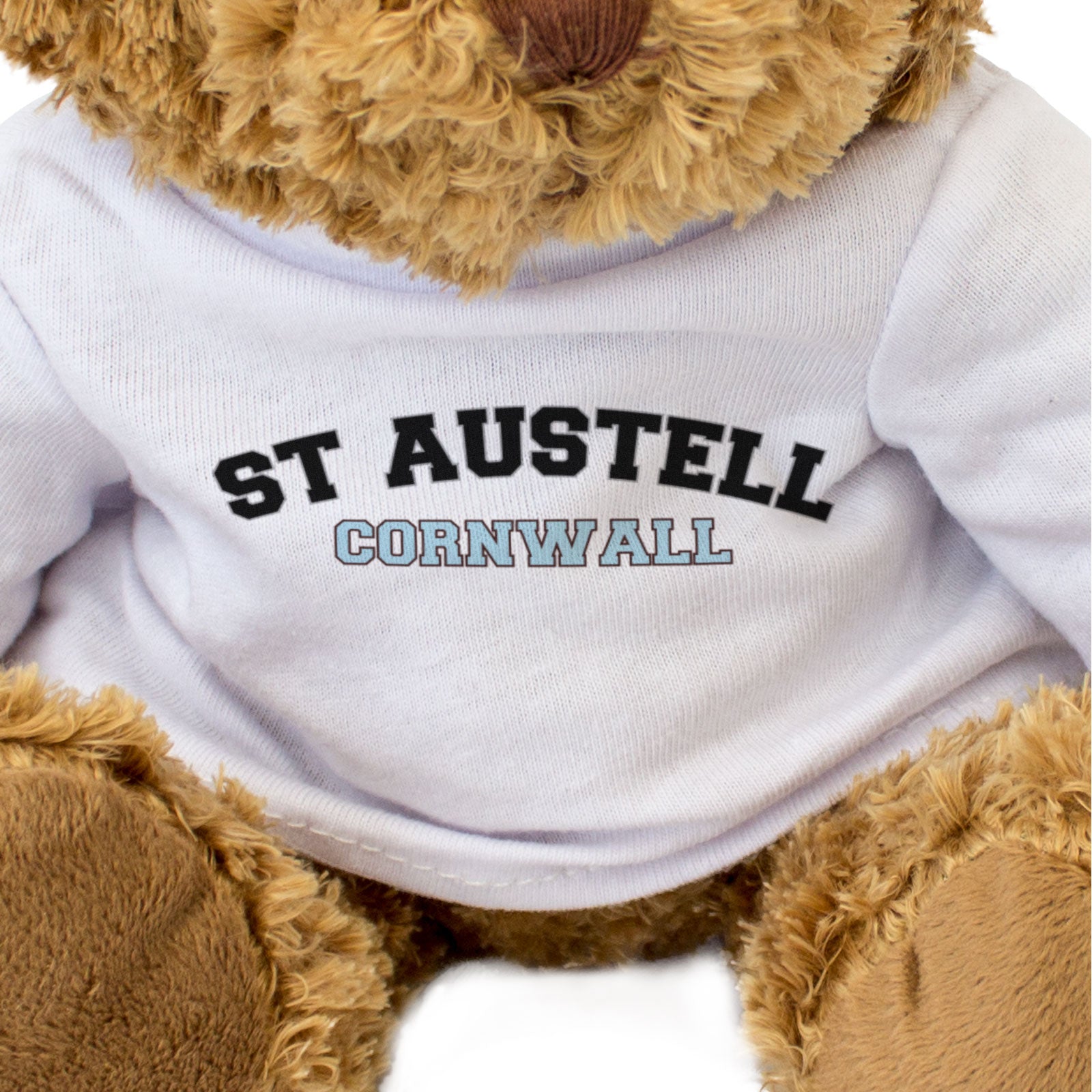 ST AUSTELL, CORNWALL - Teddy Bear - Cute Cuddly Soft - Cornish Gift Present