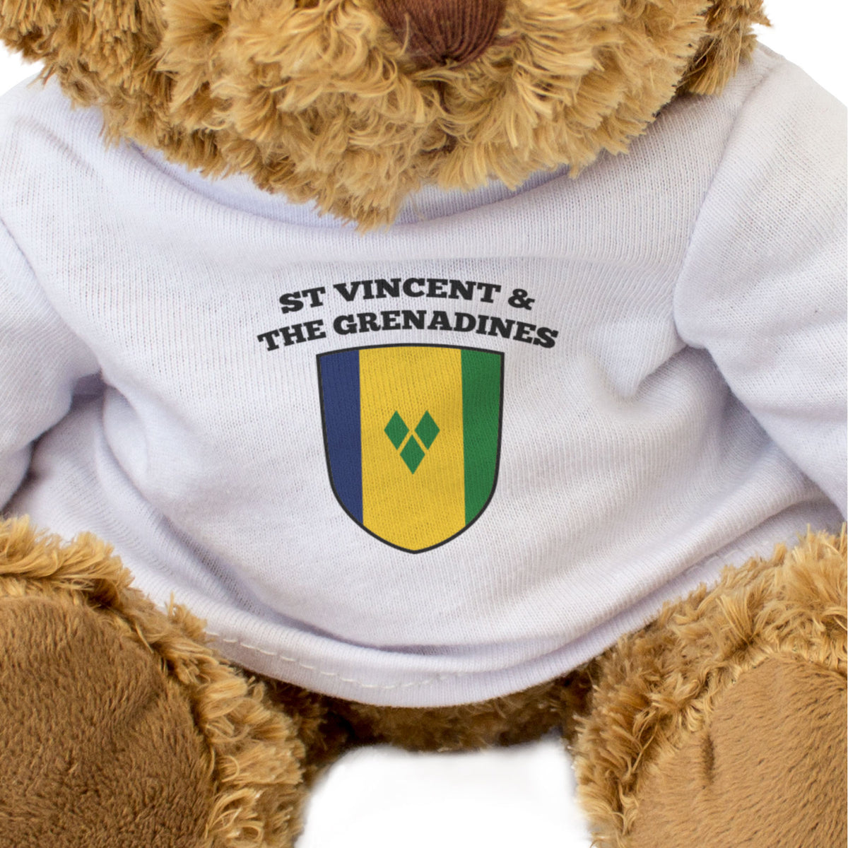 St Vincent & The Grenadines Flag - Teddy Bear - Gift Present