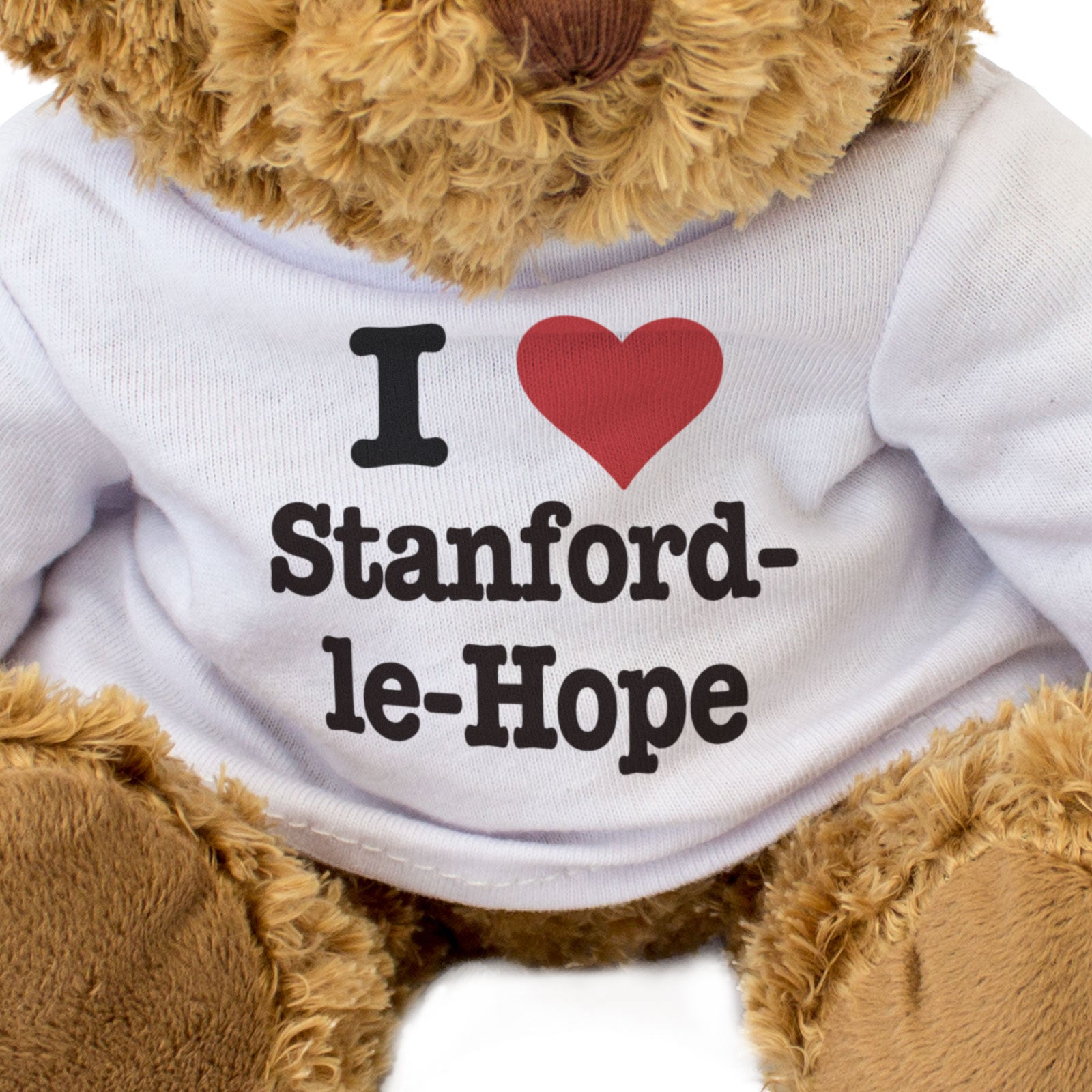 I LOVE STANFORD-LE-HOPE - Teddy Bear - Cute Cuddly - Funny Essex Gift Present