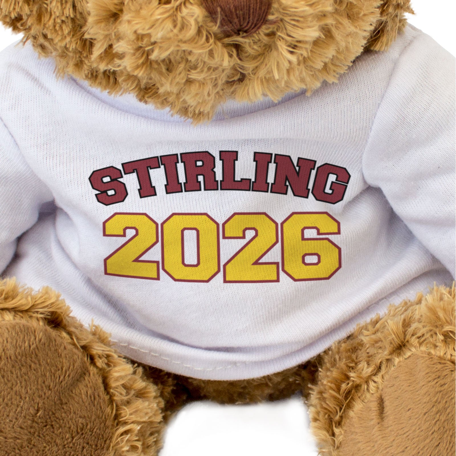 STIRLING 2026 - Teddy Bear - Cute Cuddly Soft - Scotland Graduation Gift Present