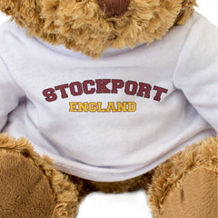 STOCKPORT, ENGLAND - Teddy Bear - Cute Cuddly - Funny Manchester Gift Present