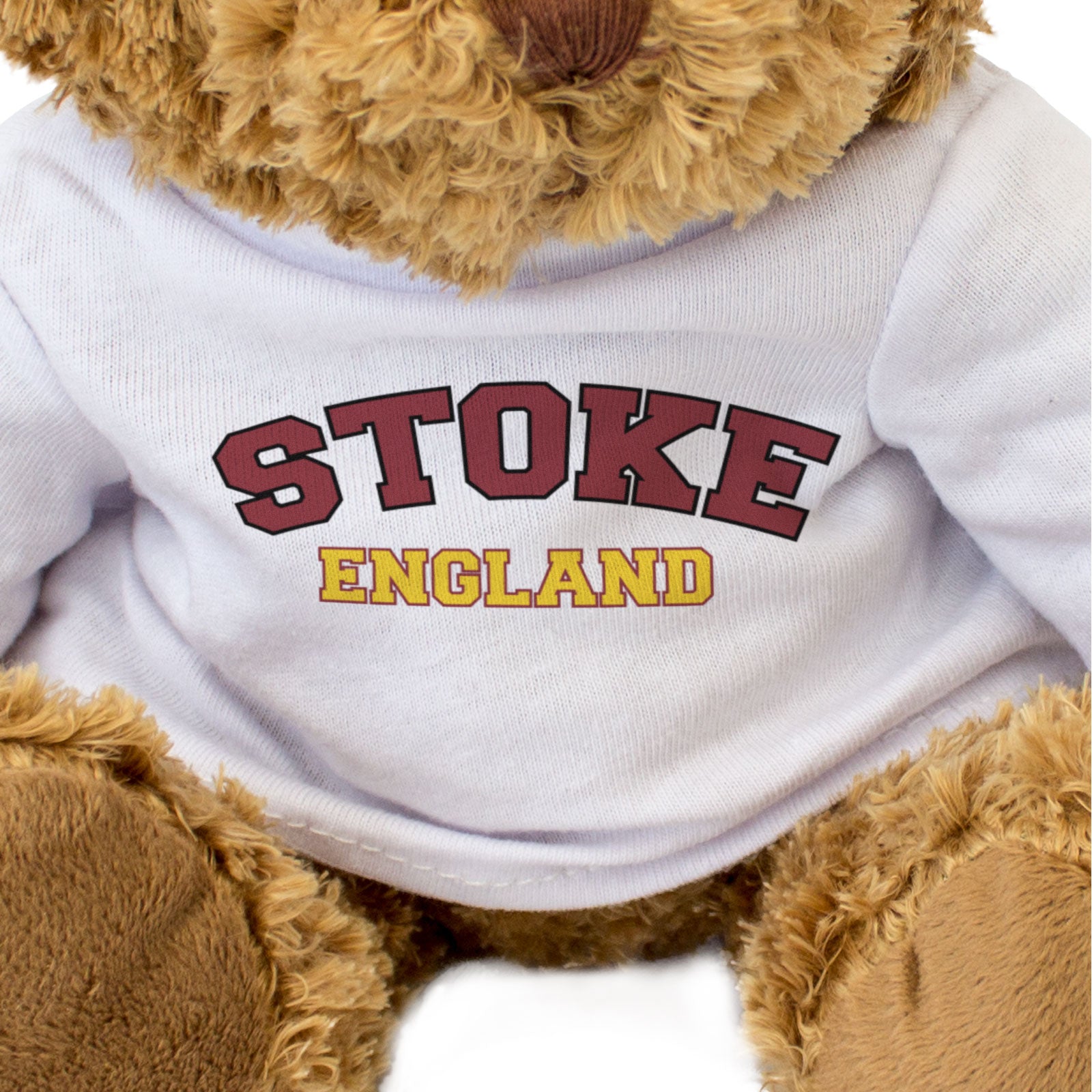 STOKE, ENGLAND - Teddy Bear - Cute Cuddly - Funny Staffordshire Gift Present