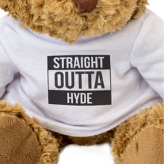 STRAIGHT OUTTA HYDE - Teddy Bear - Cute - Funny Manchester Gift Present