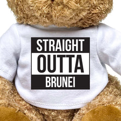 STRAIGHT OUTTA BRUNEI - Teddy Bear - Cute Funny Souvenir Gift Present - Image 2