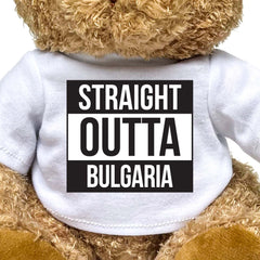 STRAIGHT OUTTA BULGARIA - Teddy Bear - Cute Funny Souvenir Gift Present - Image 2