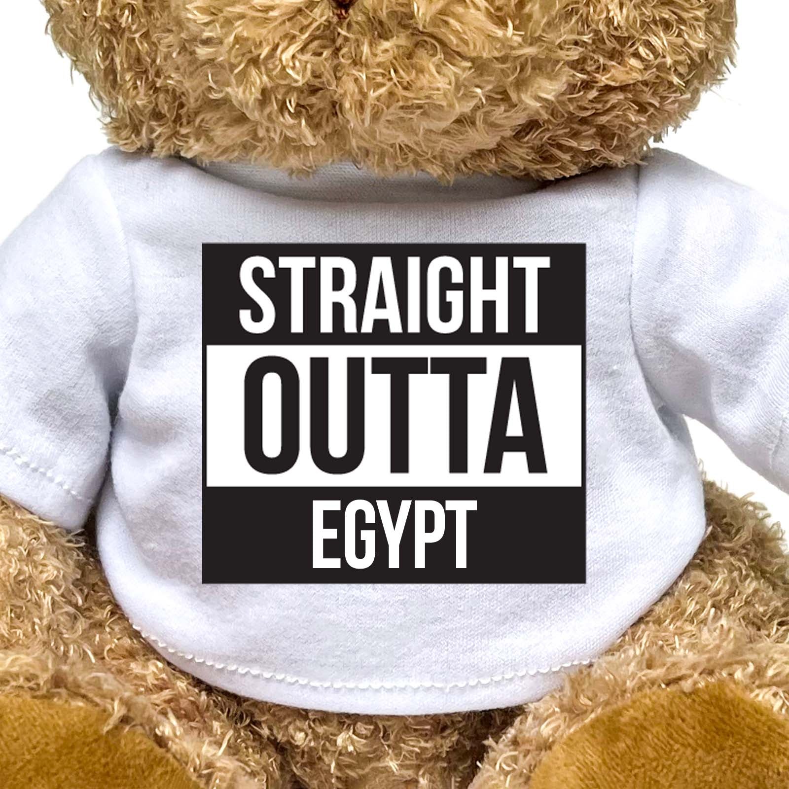 STRAIGHT OUTTA EGYPT - Teddy Bear - Cute Funny Souvenir Gift Present - Image 2