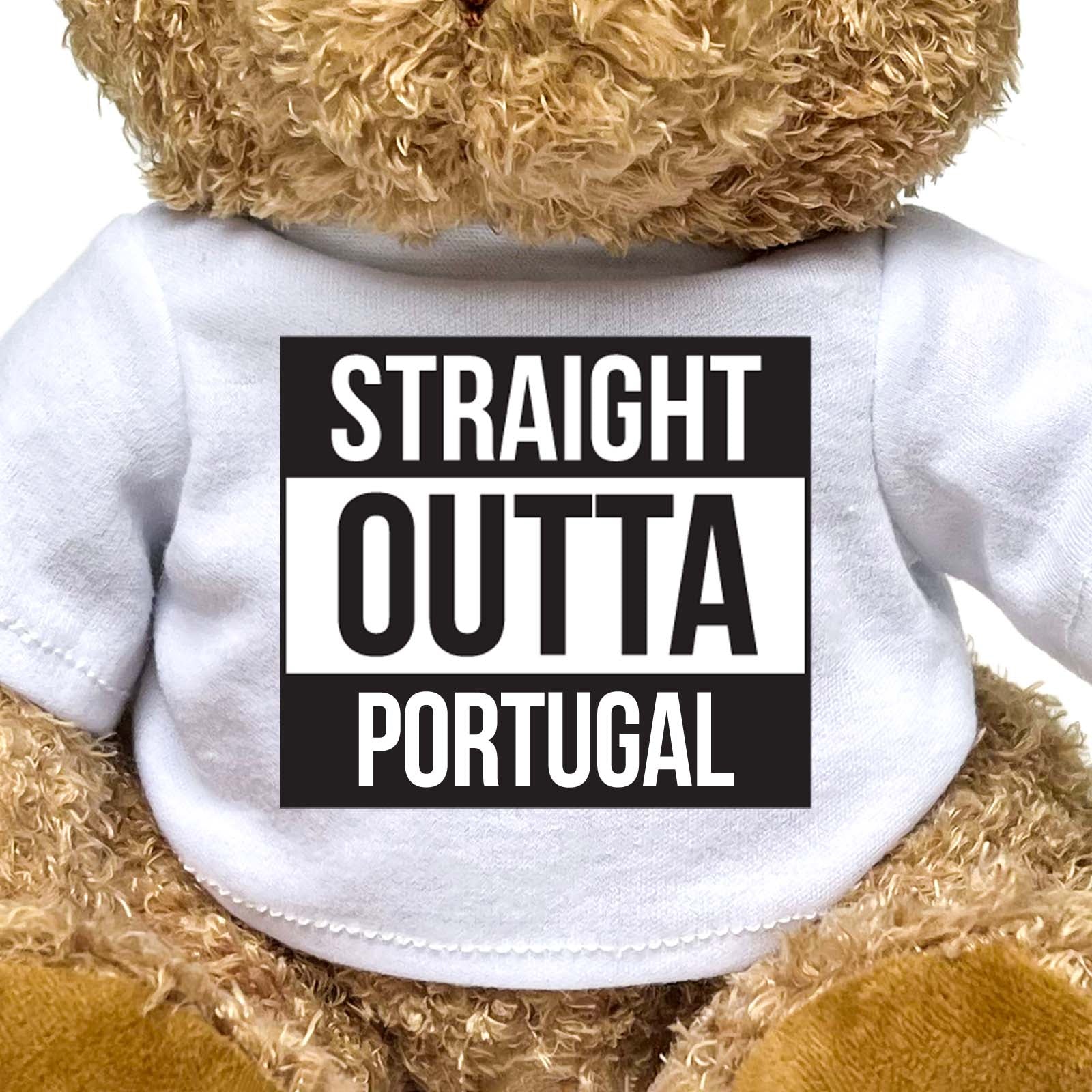 STRAIGHT OUTTA PORTUGAL - Teddy Bear - Cute Funny Souvenir Gift Present - Image 2