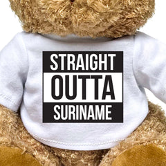 STRAIGHT OUTTA SURINAME - Teddy Bear - Cute Funny Souvenir Gift Present - Image 2