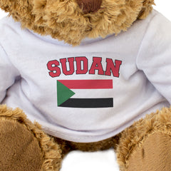 SUDAN + FLAG - Teddy Bear - Cute Funny Sudanese Souvenir Gift Present