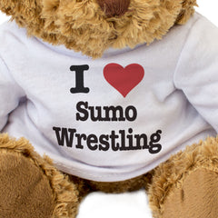 I LOVE SUMO WRESTLING - Teddy Bear - Cute Funny Soft Adorable - Gift Present