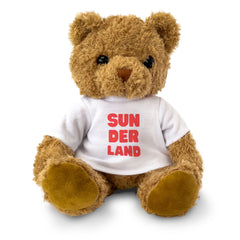 SUNDERLAND (RED) - Teddy Bear - Cute Cuddly Soft - Funny Mackem Gift Present