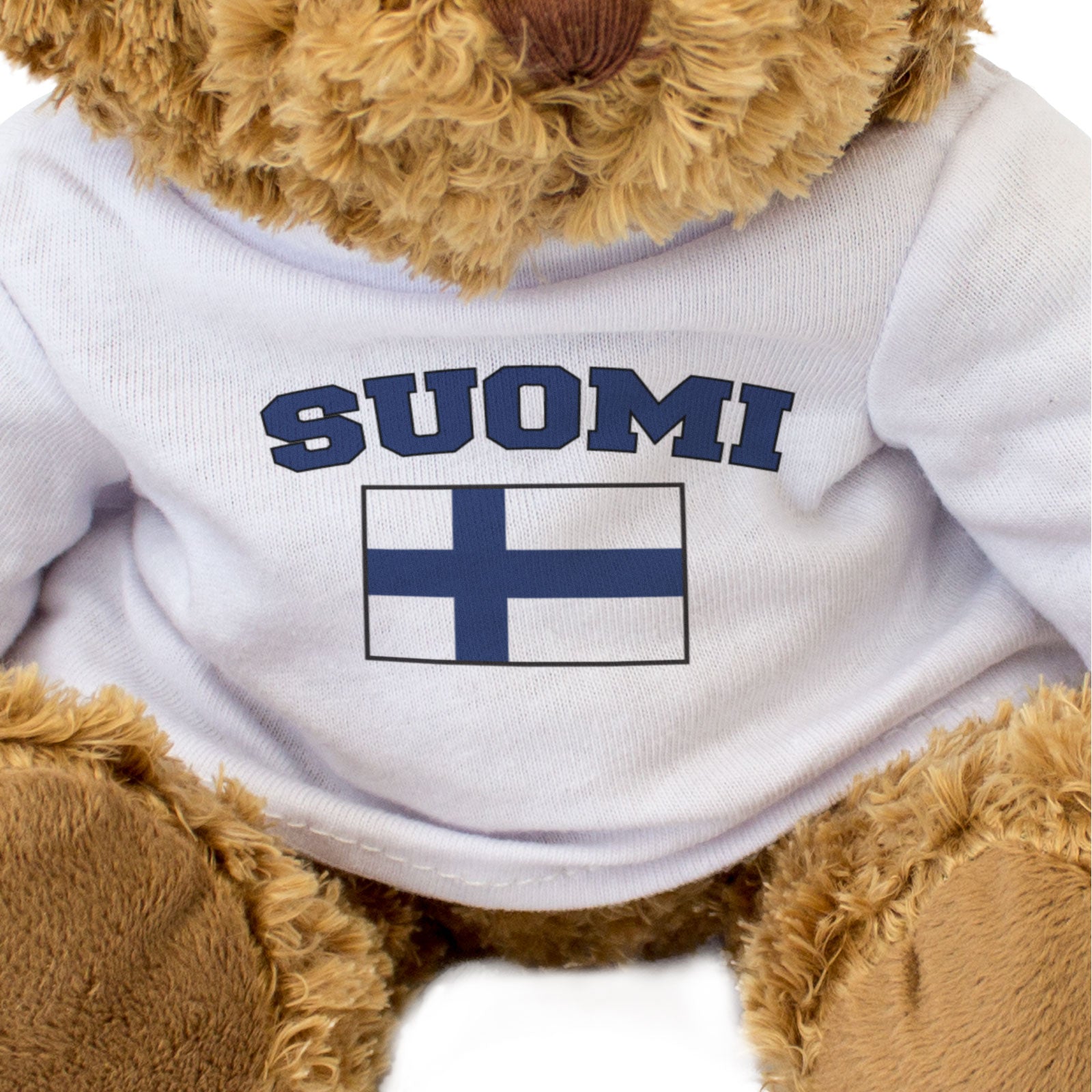 SUOMI + FLAG - Teddy Bear - Cute Soft - Funny Finland Souvenir Gift Present