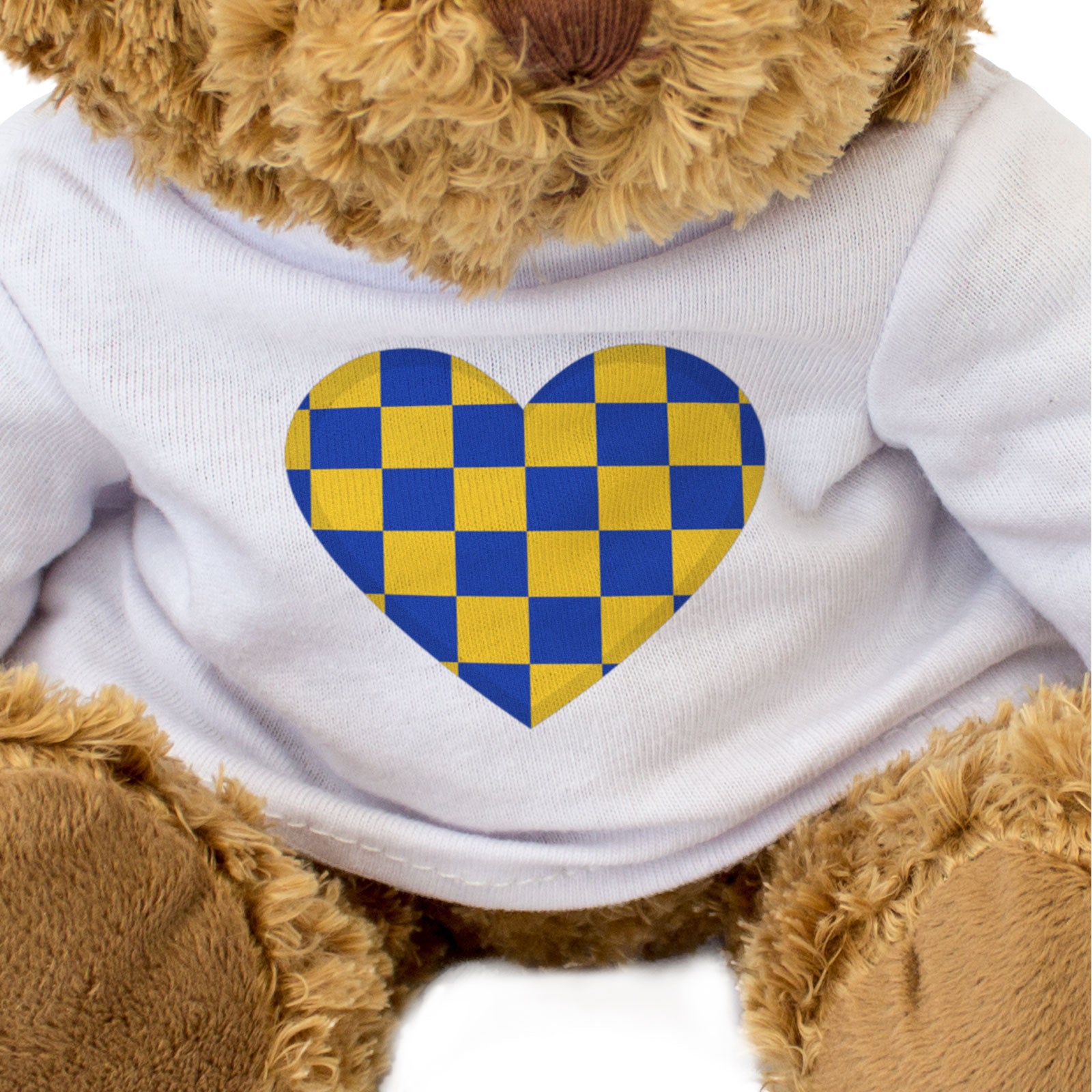 SURREY FLAG HEART - Teddy Bear - Cute Cuddly Soft Adorable - Gift Present