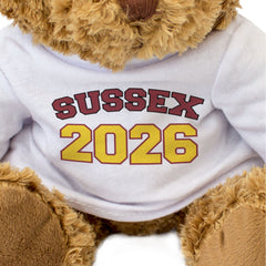 SUSSEX 2026 - Teddy Bear - Cute Cuddly Soft - Graduation Gift Present