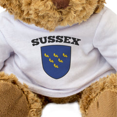 SUSSEX FLAG - Teddy Bear - Cute Cuddly Soft Adorable - England Gift Present